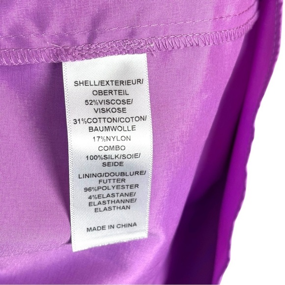 ADRIANNA PAPELL PINK ORCHID FLORAL LACE SLEEVELESS FIT AND FLARE DRESS - Picture 12 of 13